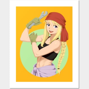 Winry Rockbell "Fullmetal Alchemist" Posters and Art